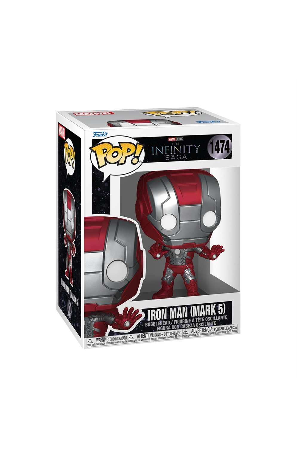 Marvel Mcu Archives The Infinity Saga Iron Man (Mark 5) Funko Pop! Vinyl Figure #1474