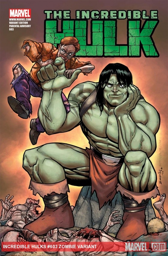 Incredible Hulks #603 (Zombie Variant) (2009)