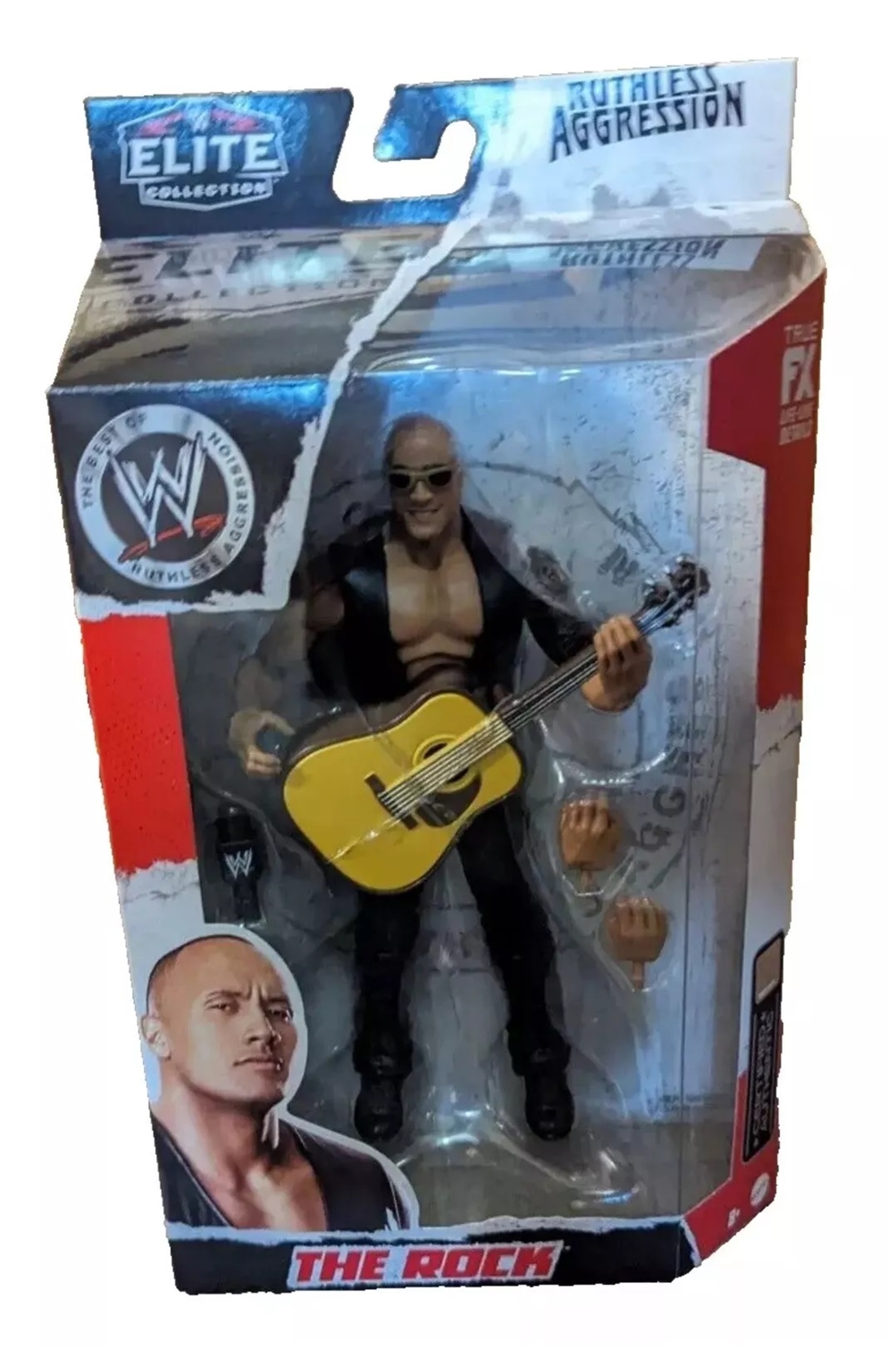 Wwe Elite Collection The Rock Ruthless Aggression Action Figure