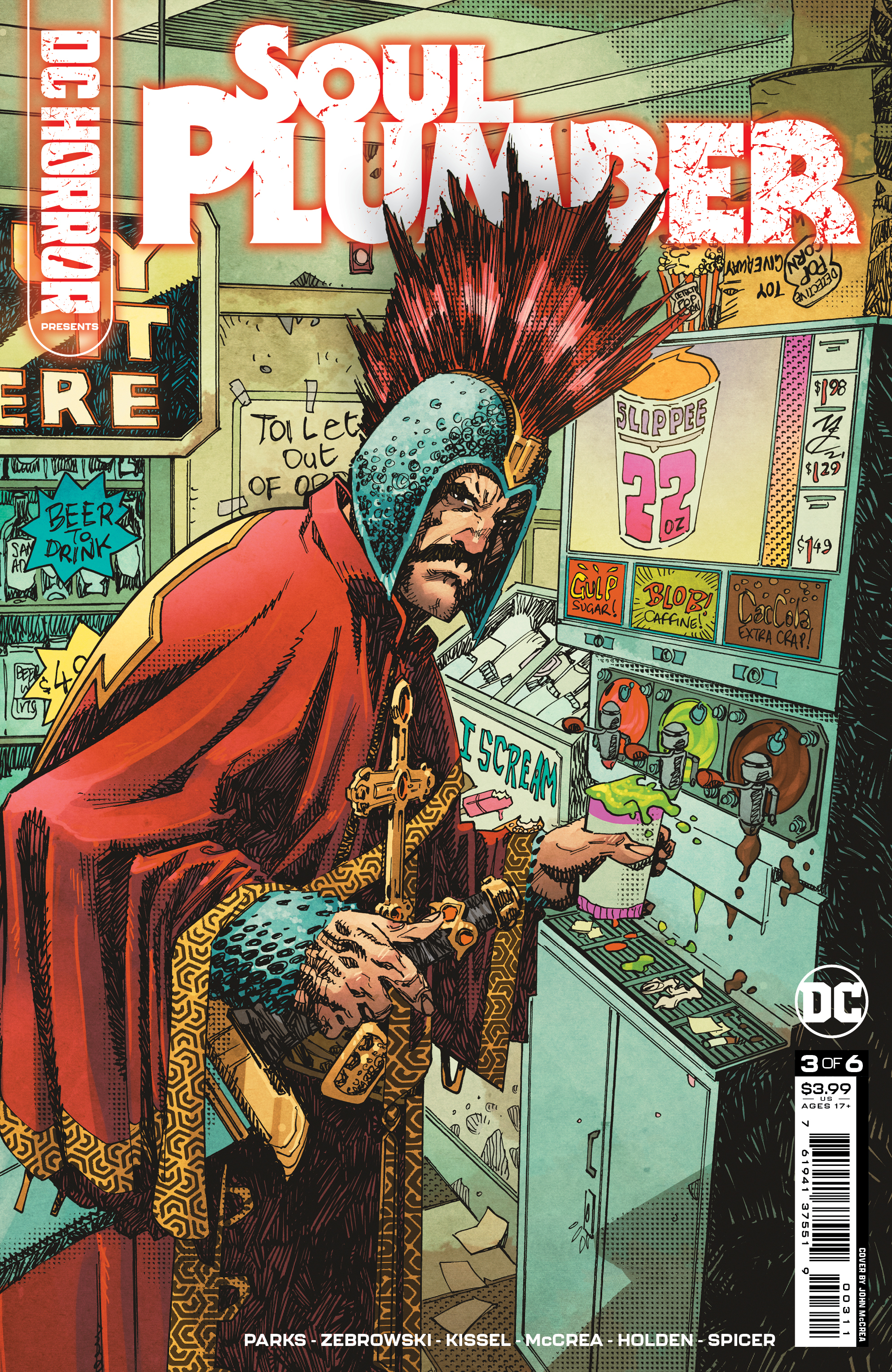 DC Horror Presents Soul Plumber #3 Cover A John McCrea (Mature) (Of 6)