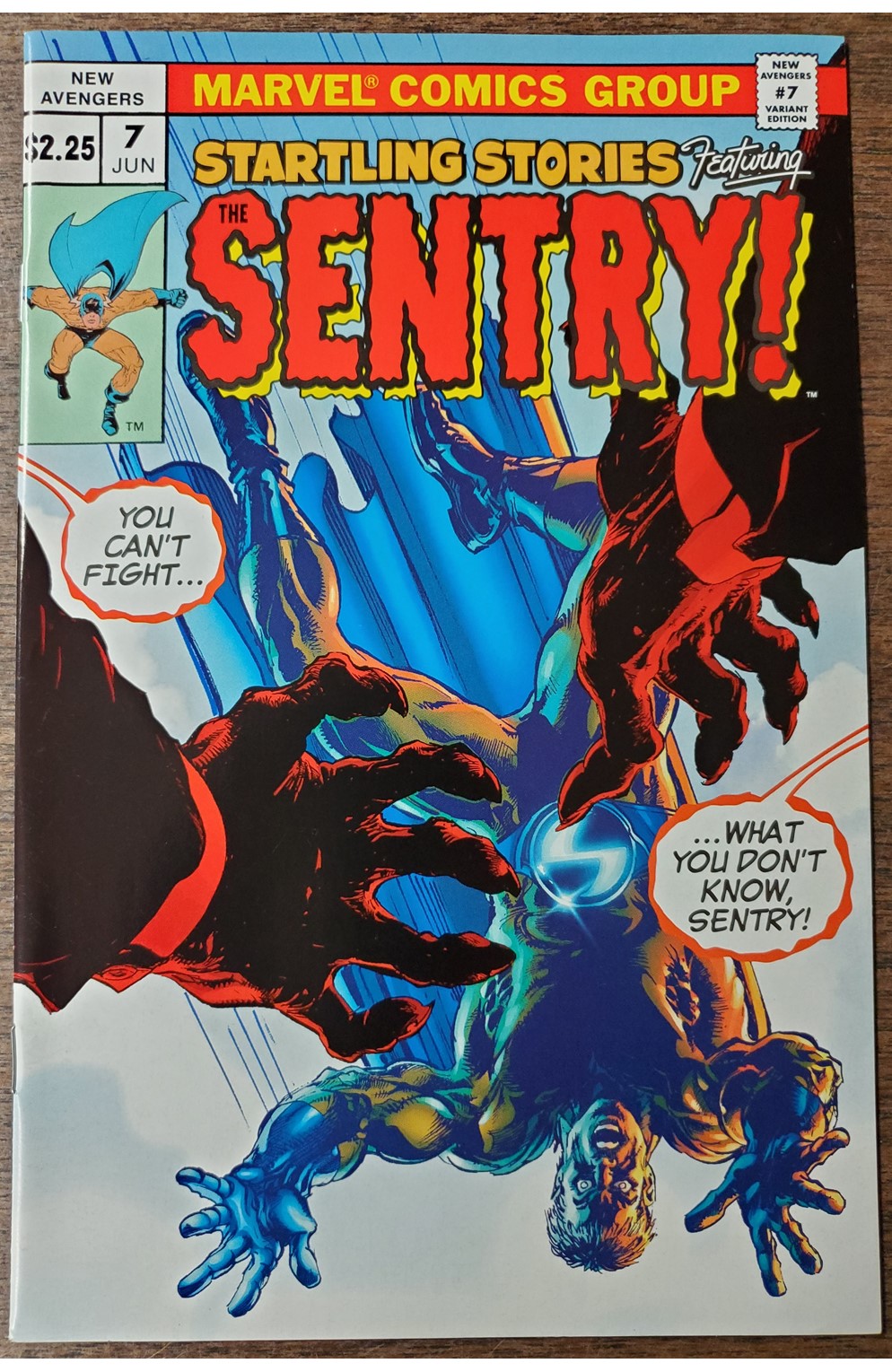 New Avengers #7 (Marvel 2005) Sentry Variant Cover 1st App Illuminati