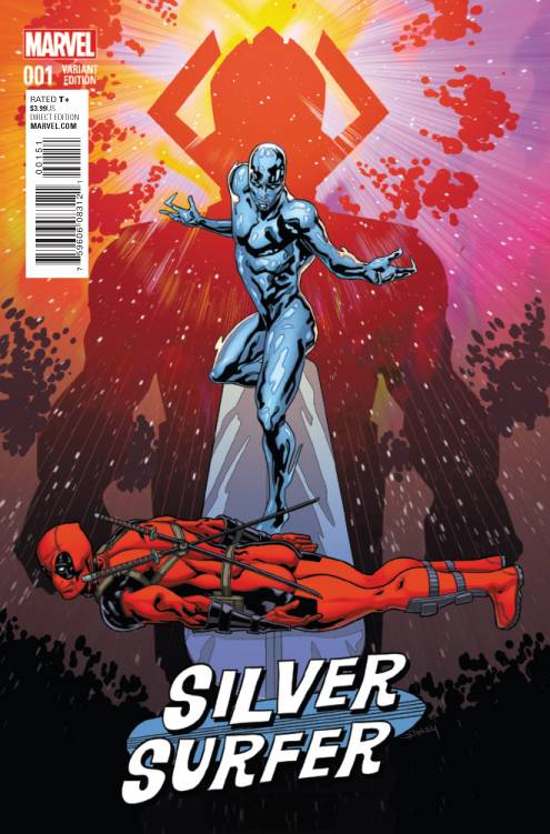 Silver Surfer #1 (2016) Sliney Deadpool 1:10 Variant