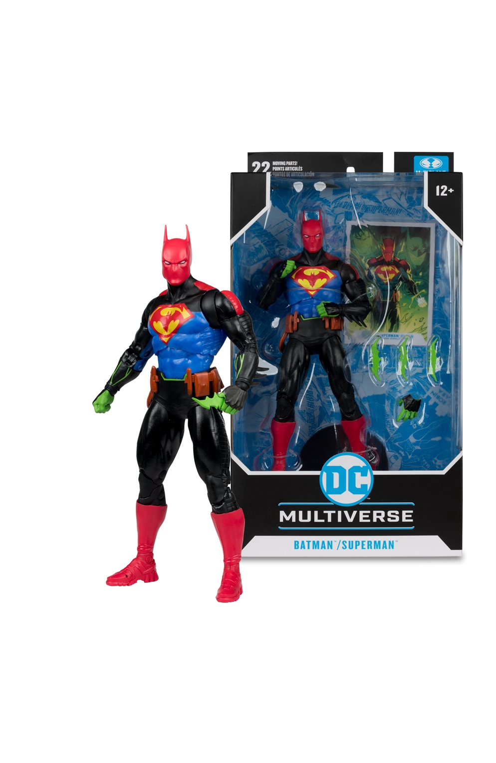 DC Multiverse Batman/Superman Fusion (Batman/Superman: World's Finest) 7" Action Figure