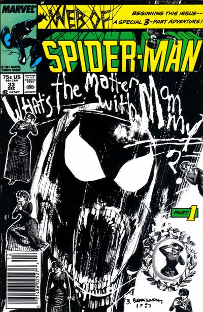 Web of Spider-Man #33 [Newsstand]-Very Good (3.5 – 5)