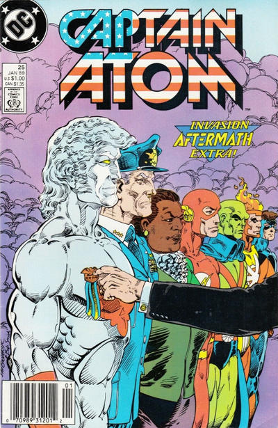 Captain Atom #25 [Newsstand]-Near Mint (9.2 - 9.8)