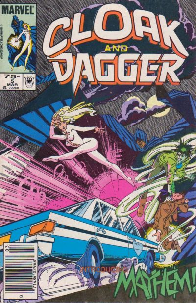 Cloak And Dagger #5 [Newsstand]-Very Good (3.5 – 5) 1st Appearance of Mayhem, Brigid O'reilly