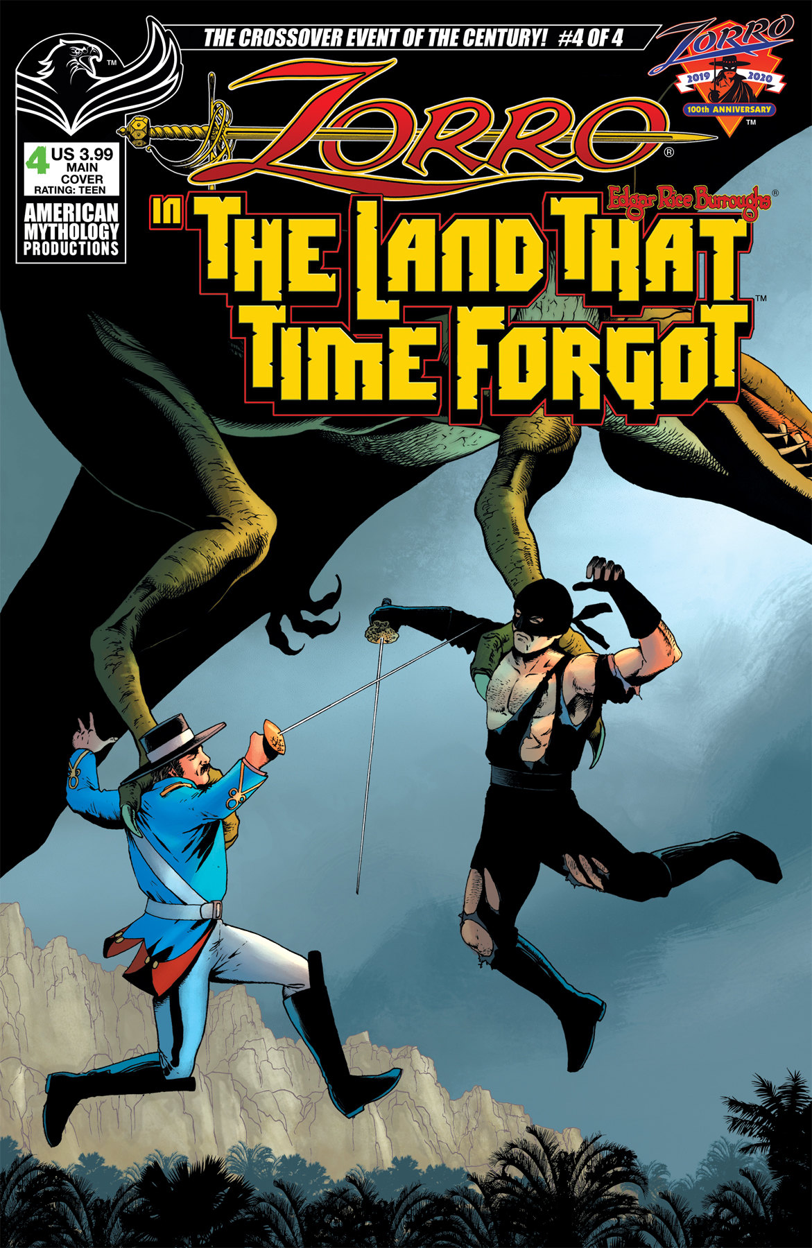 Zorro In Land That Time Forgot #4 Cover A Wolfer