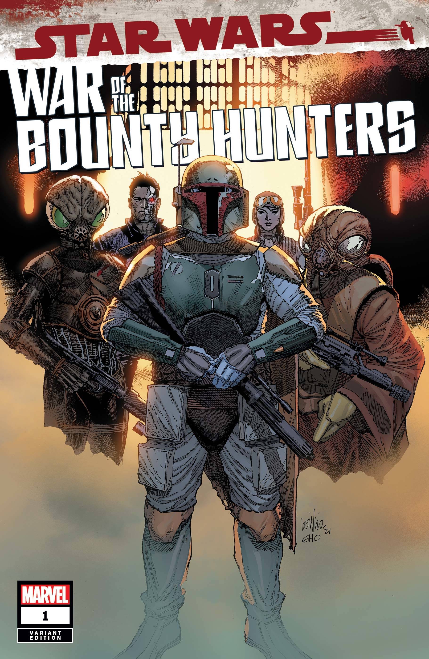 Star Wars War Bounty Hunters #1 1 for 25 Incentive Leinil Francis Yu