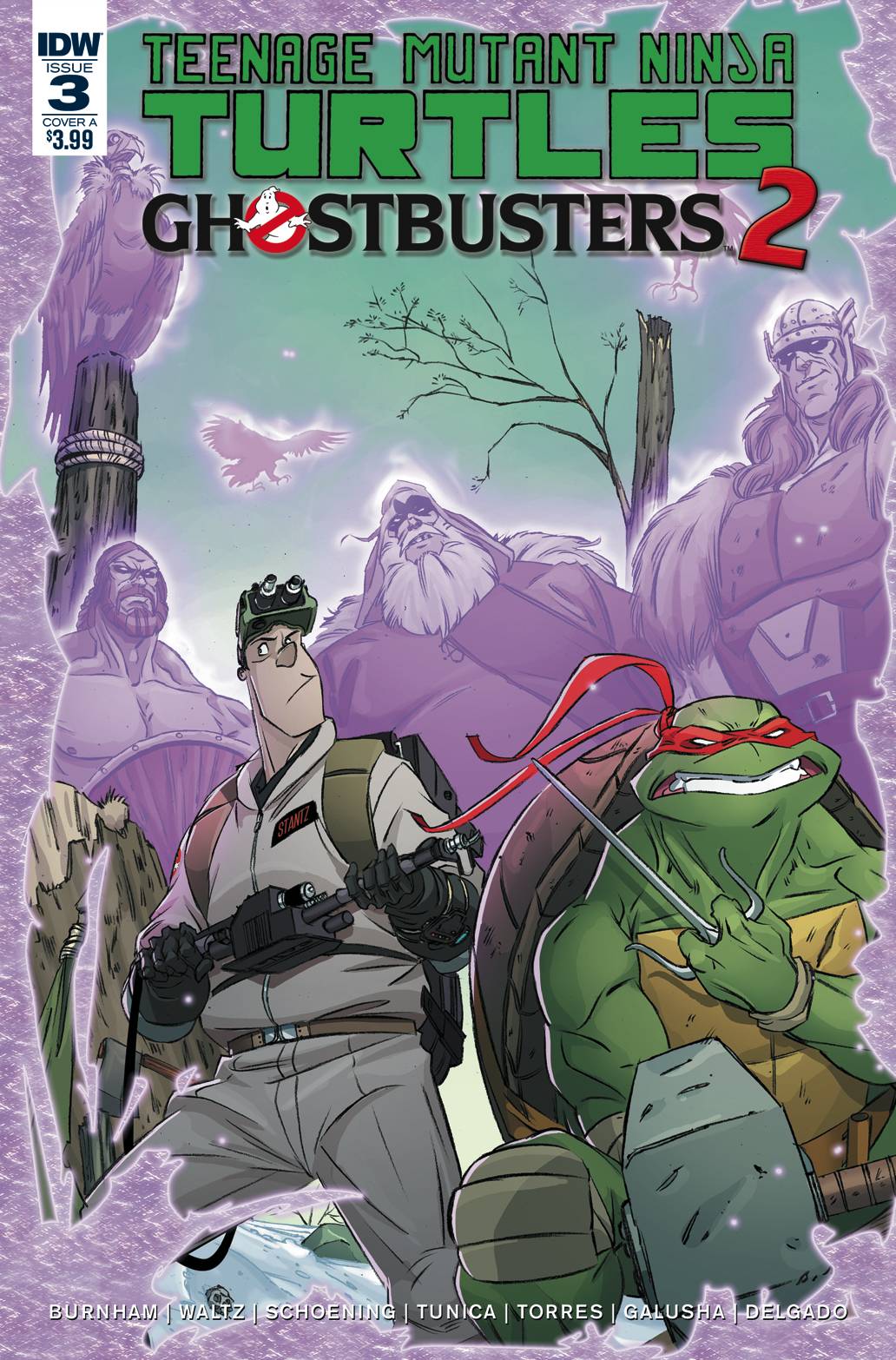 Teenage Mutant Ninja Turtles Ghostbusters II #3 Cover A Schoening