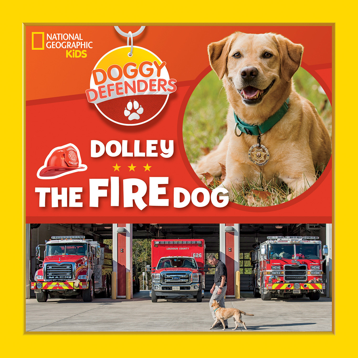 Doggy Defenders: Dolley The Fire Dog (Hardcover Book)