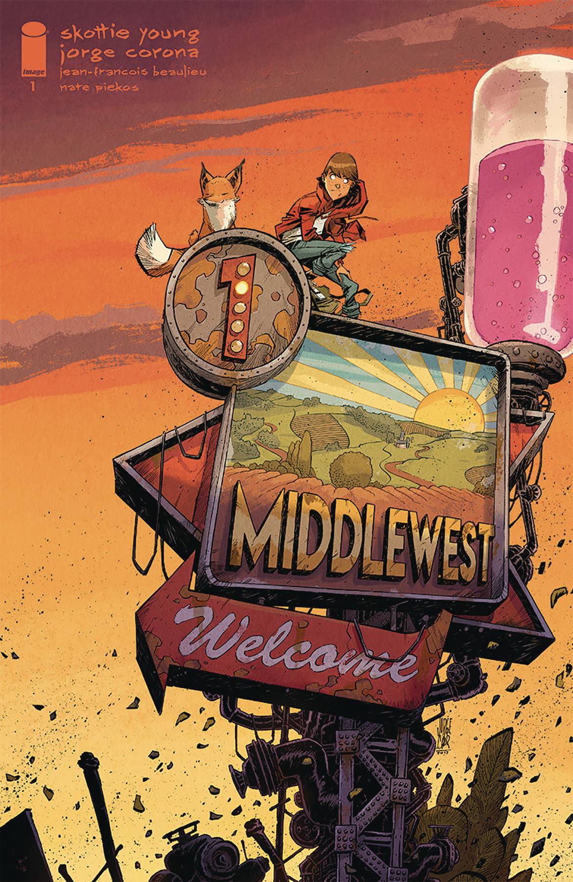 Middlewest #1 Cover B 1 for 10 Incentive Corona (Mature)