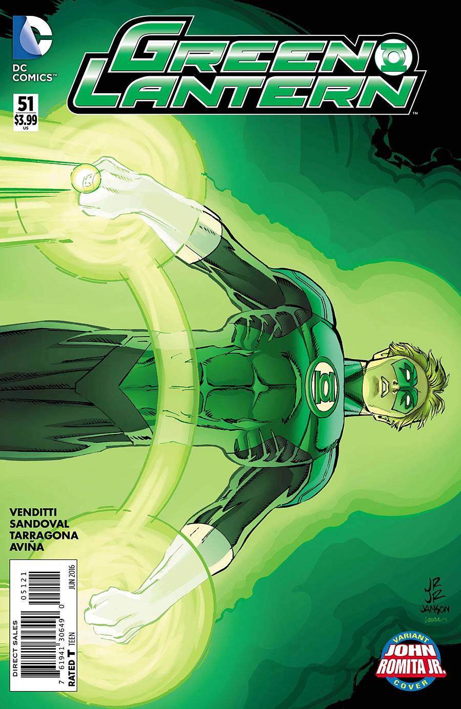 Green Lantern #51 Romita Variant Edition (2011)