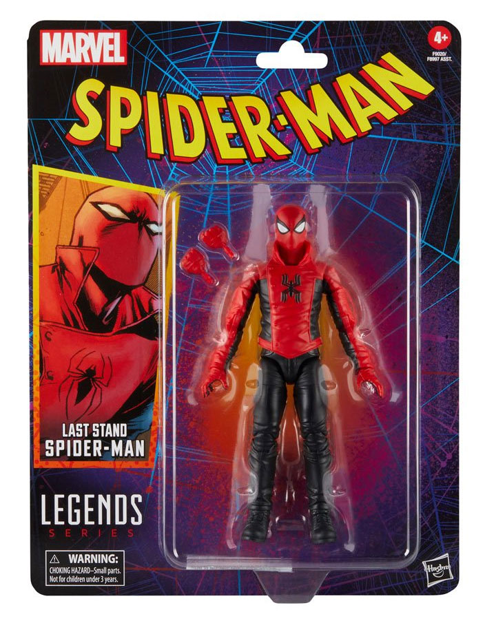 Spider-Man Marvel Legends Comic 6-inch Last Stand Spider-Man Action Figure