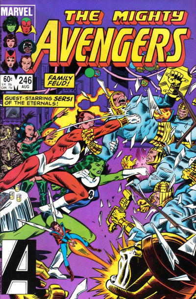 The Avengers #246 [Direct]-Fine/Very Fine 