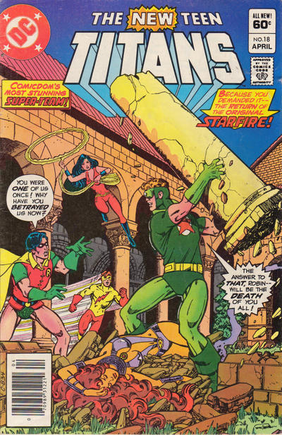 The New Teen Titans #18 [Newsstand](1980)-Very Fine (7.5 – 9)