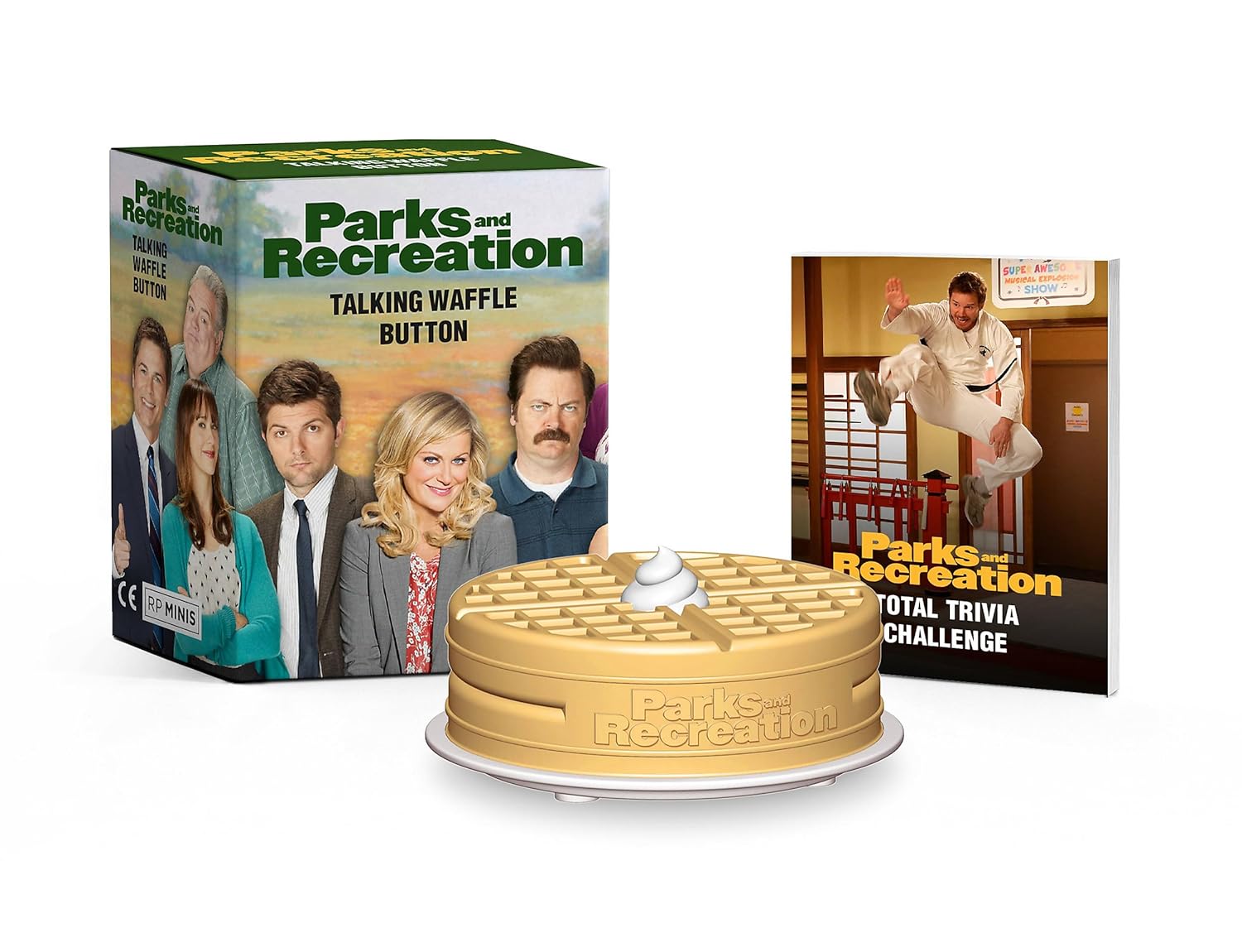 Parks and Recreation: Talking Waffle Button (RP Minis)