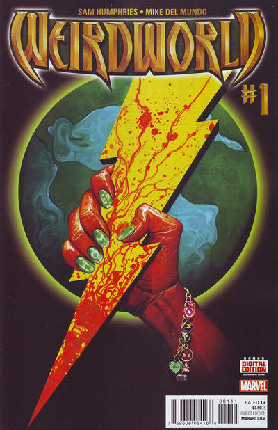 Weirdworld #1 [Mike Del Mundo Cover]-Very Fine (7.5 – 9) 1st Full Appearance of Rebecca Rodriguez