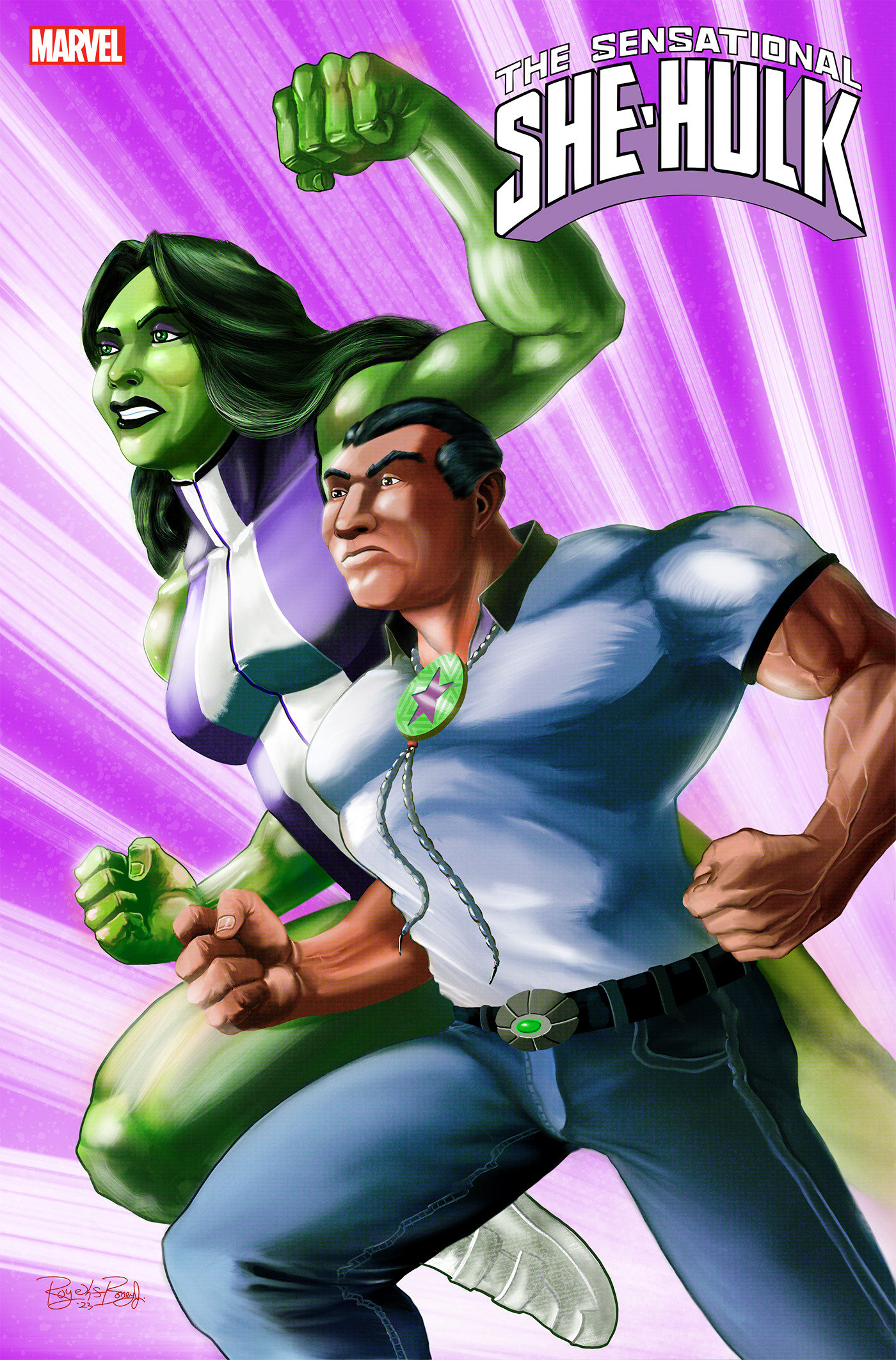 Sensational She-Hulk #2 Roy Boney Heritage Variant