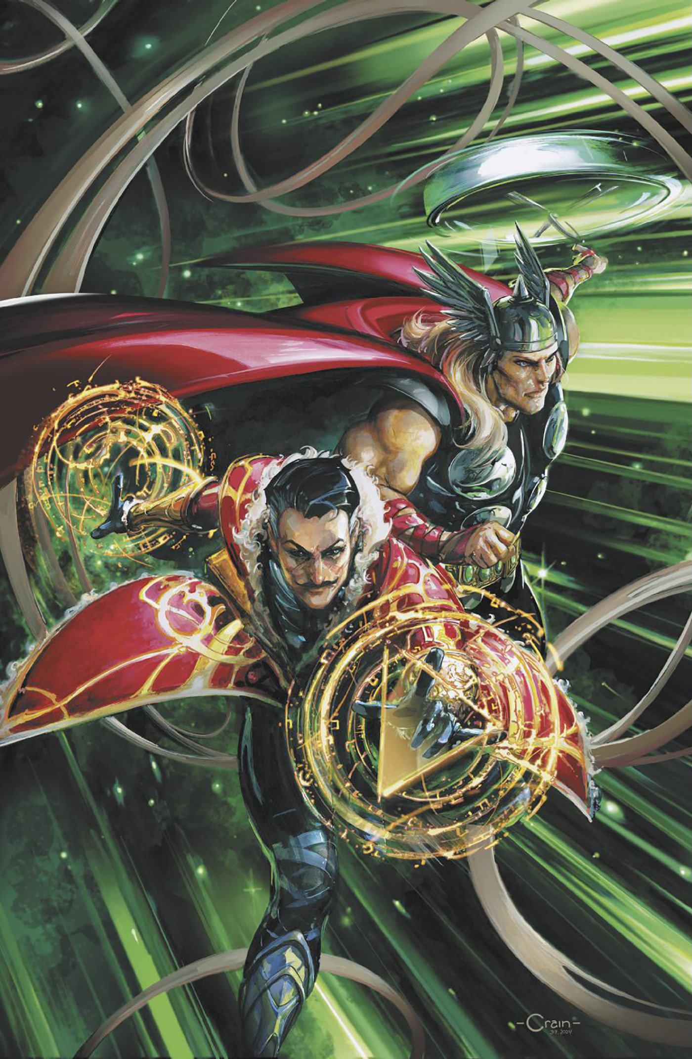 Doctor Strange of Asgard #1 Clayton Crain Virgin Variant 1 for 100 Incentive