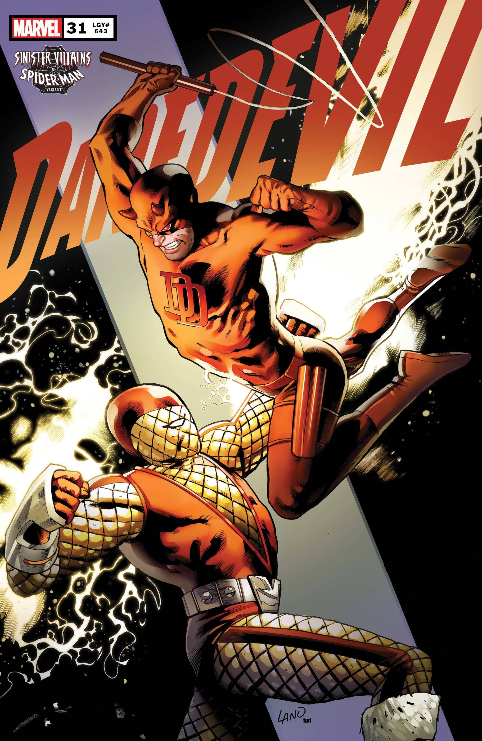 Daredevil #31 Land Spider-Man Villains Variant (2019)