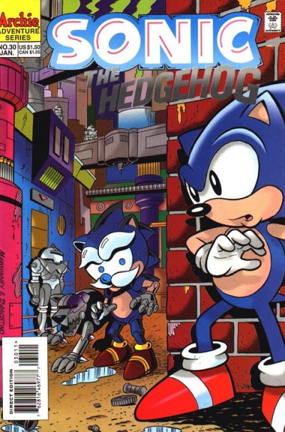 Sonic The Hedgehog #30-Very Fine