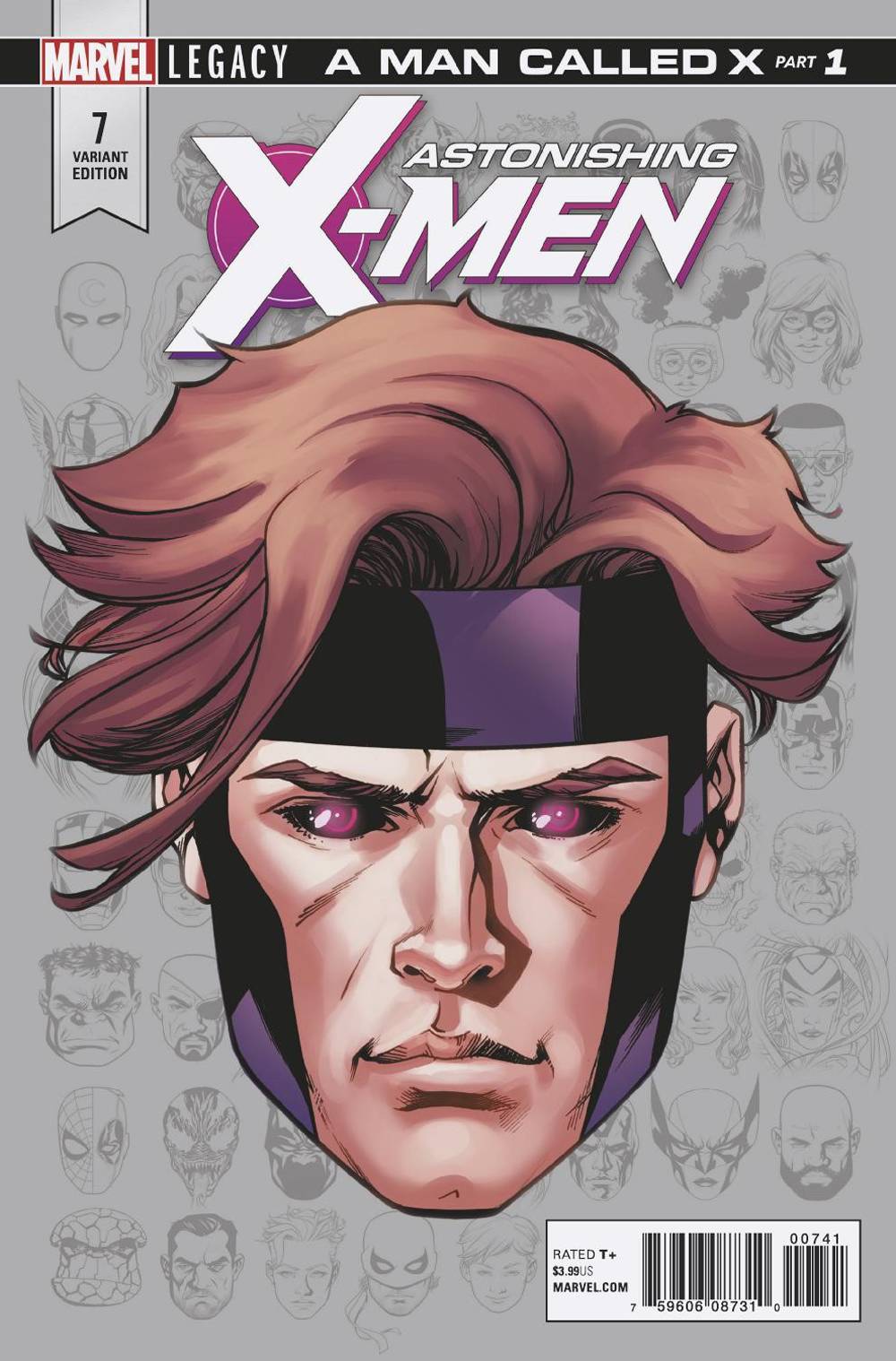 Astonishing X-Men #7 Mckone Legacy Headshot Variant Legacy