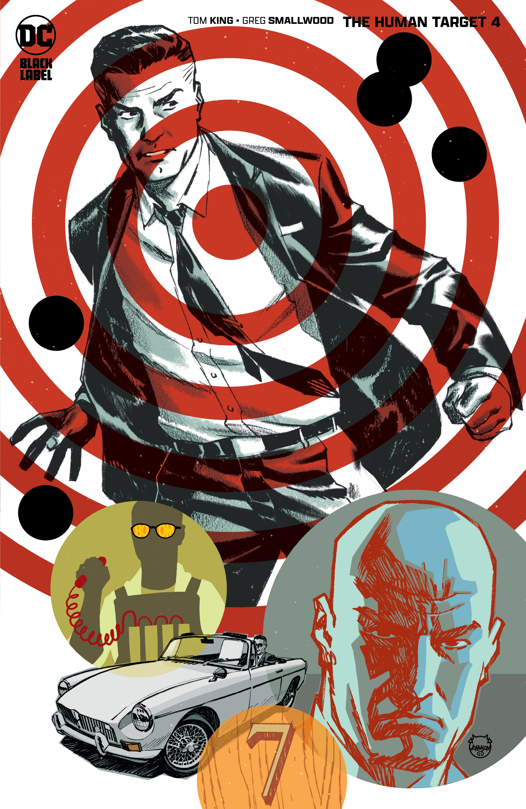 Human Target #4 (Of 12) Cover B Dave Johnson Variant (Mature)