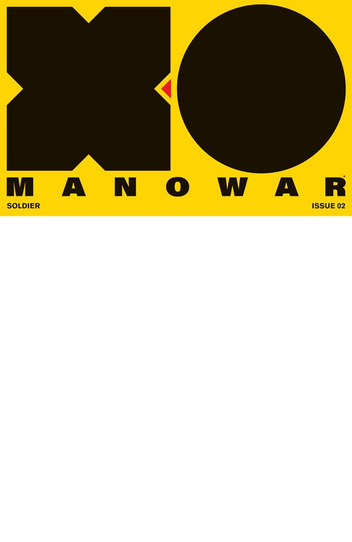 X-O Manowar #2 Cover C Blank (2017)