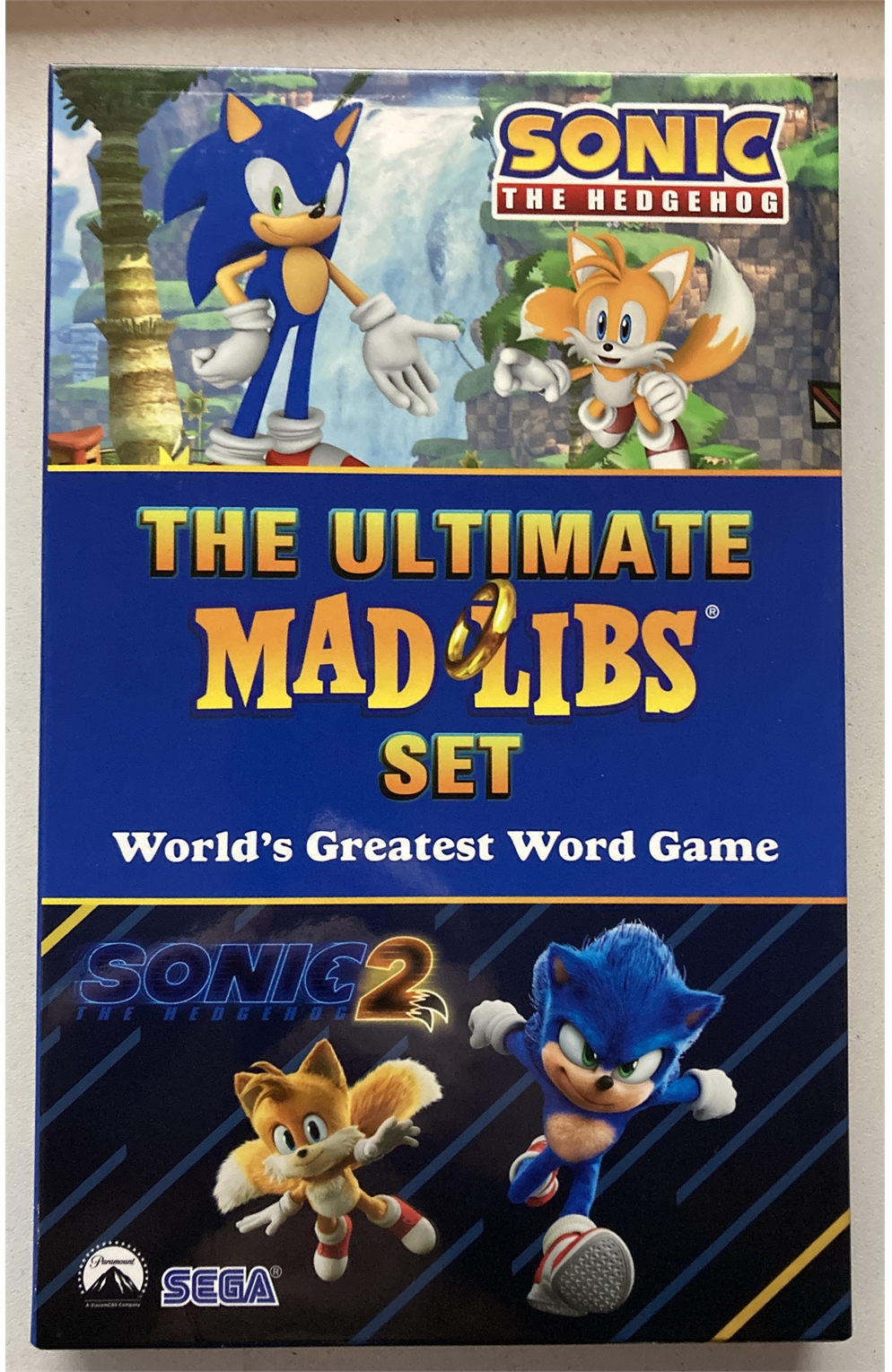Ultimate Sonic The Hedgehog Mad Libs Set