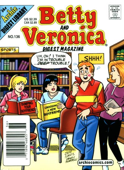 Betty And Veronica Comics Digest Magazine #136