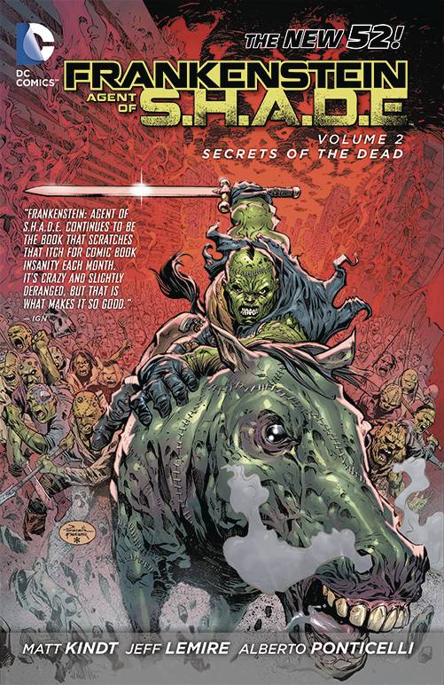 Frankenstein Agent of Shade Graphic Novel Volume 2 Secrets Dead (New 52)