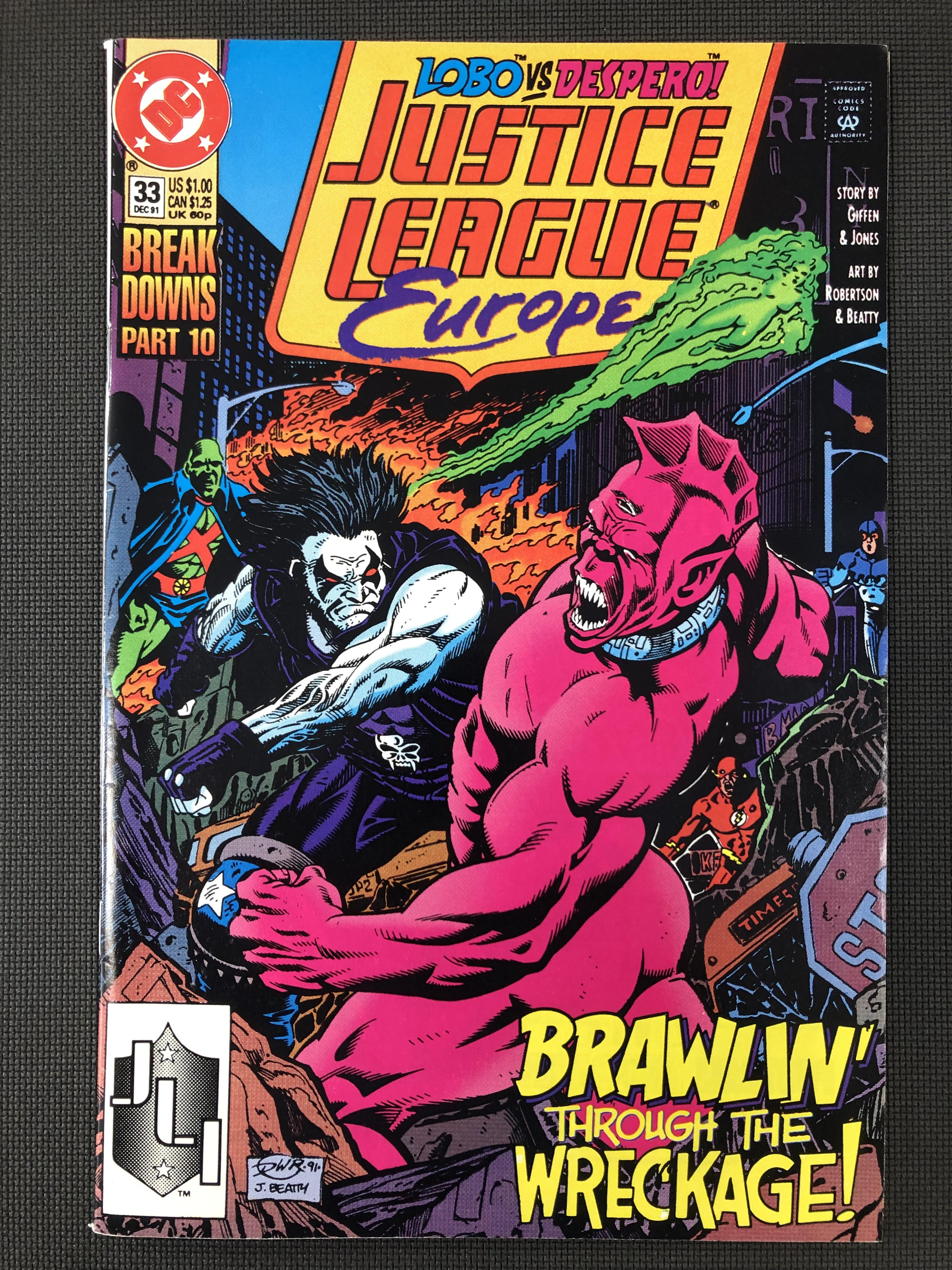 Justice League Europe #33 (1989 Series)
