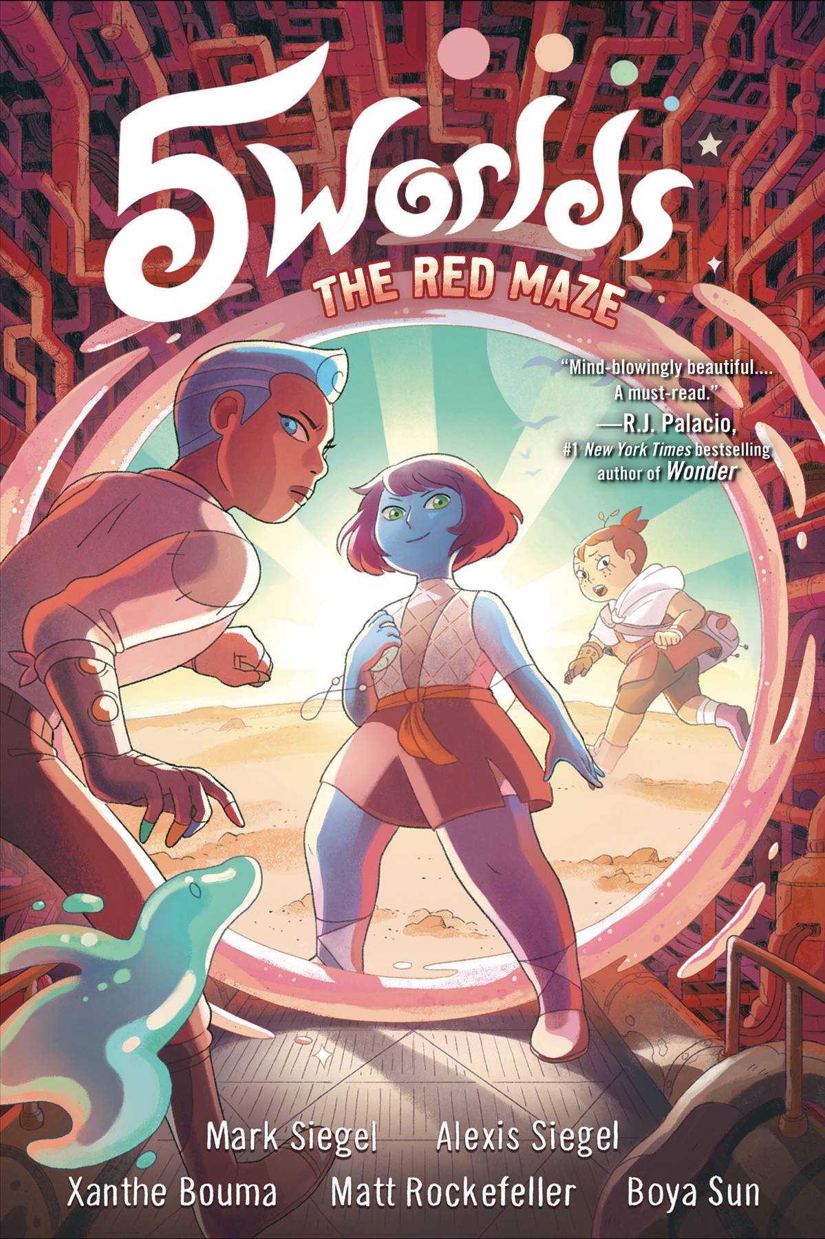 5 Worlds Hardcover Graphic Novel Volume 3 Red Maze