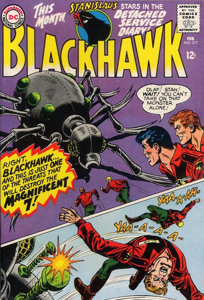 Blackhawk #217-Fine (5.5 – 7)