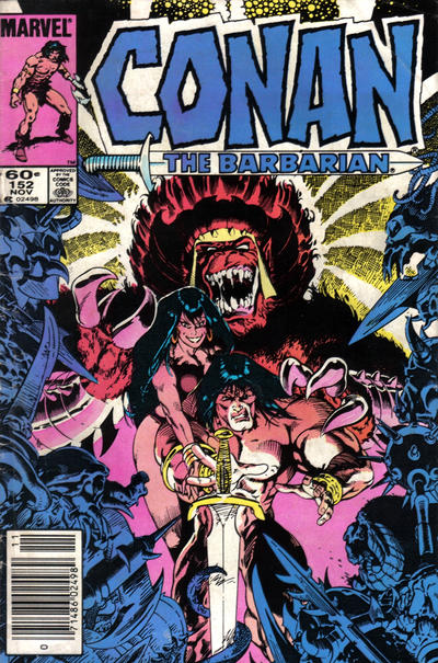 Conan The Barbarian #152 [Newsstand]-Good (1.8 – 3)