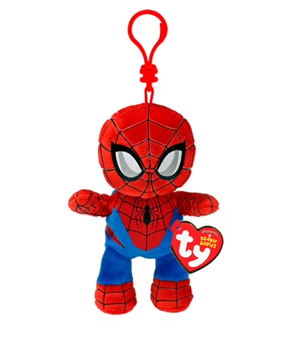 Spider-Man Ty Marvel Soft Plush Clip