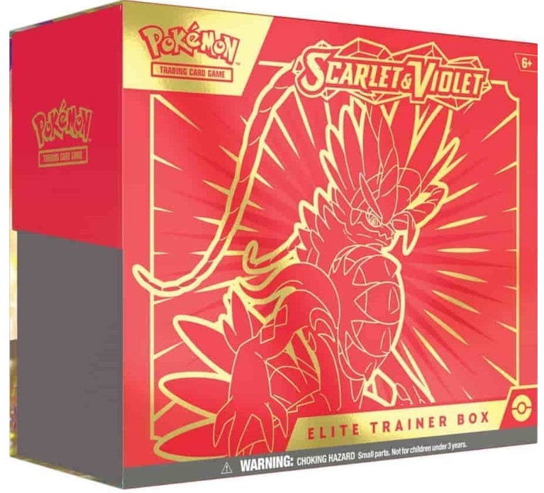 Pokemon TCG: Scarlet & Violet Elite Trainer Box Featuring Koraidon