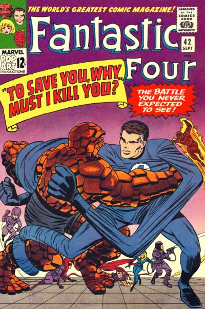 Fantastic Four #42 [Regular Edition](1961)- Vg- 3.5