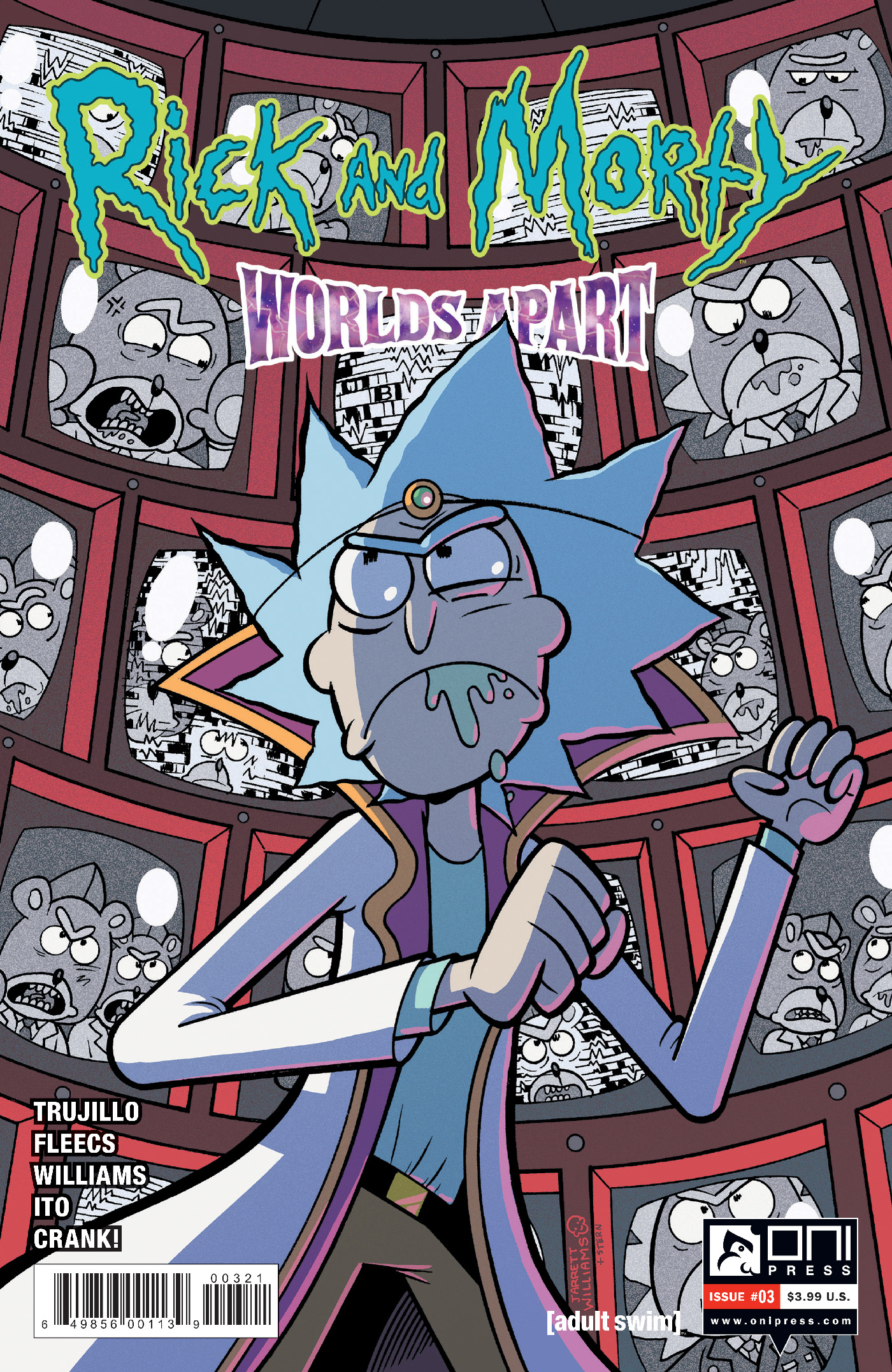 Rick and Morty Worlds Apart #3 Cover B Williams