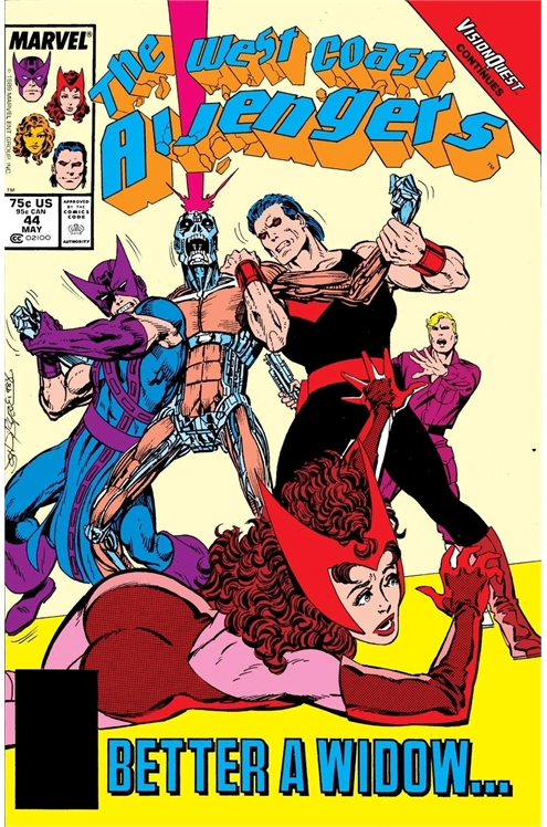 West Coast Avengers Volume 2 #44 Newsstand Edition