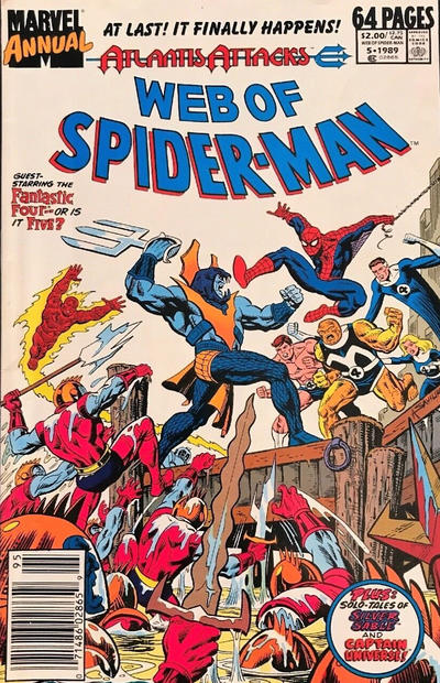 Web of Spider-Man Annual #5 [Newsstand]-Fine (5.5 – 7)