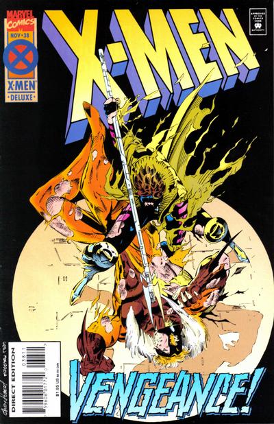 X-Men #38 [Deluxe Direct Edition](1991)-Very Fine (7.5 – 9)