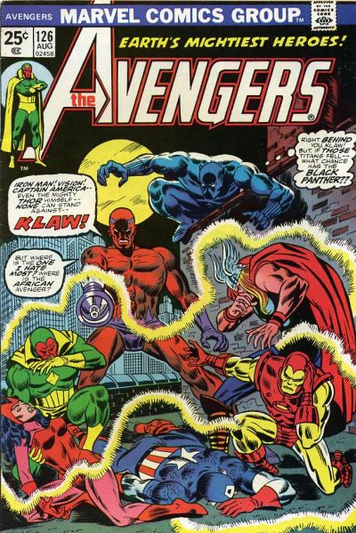 The Avengers #126  [Mark Jewelers] - Fn-