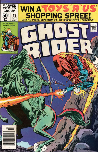 Ghost Rider #49 [Newsstand]-Very Good (3.5 – 5)