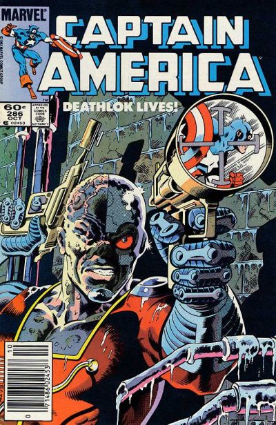 Captain America #286 [Newsstand]-Fine