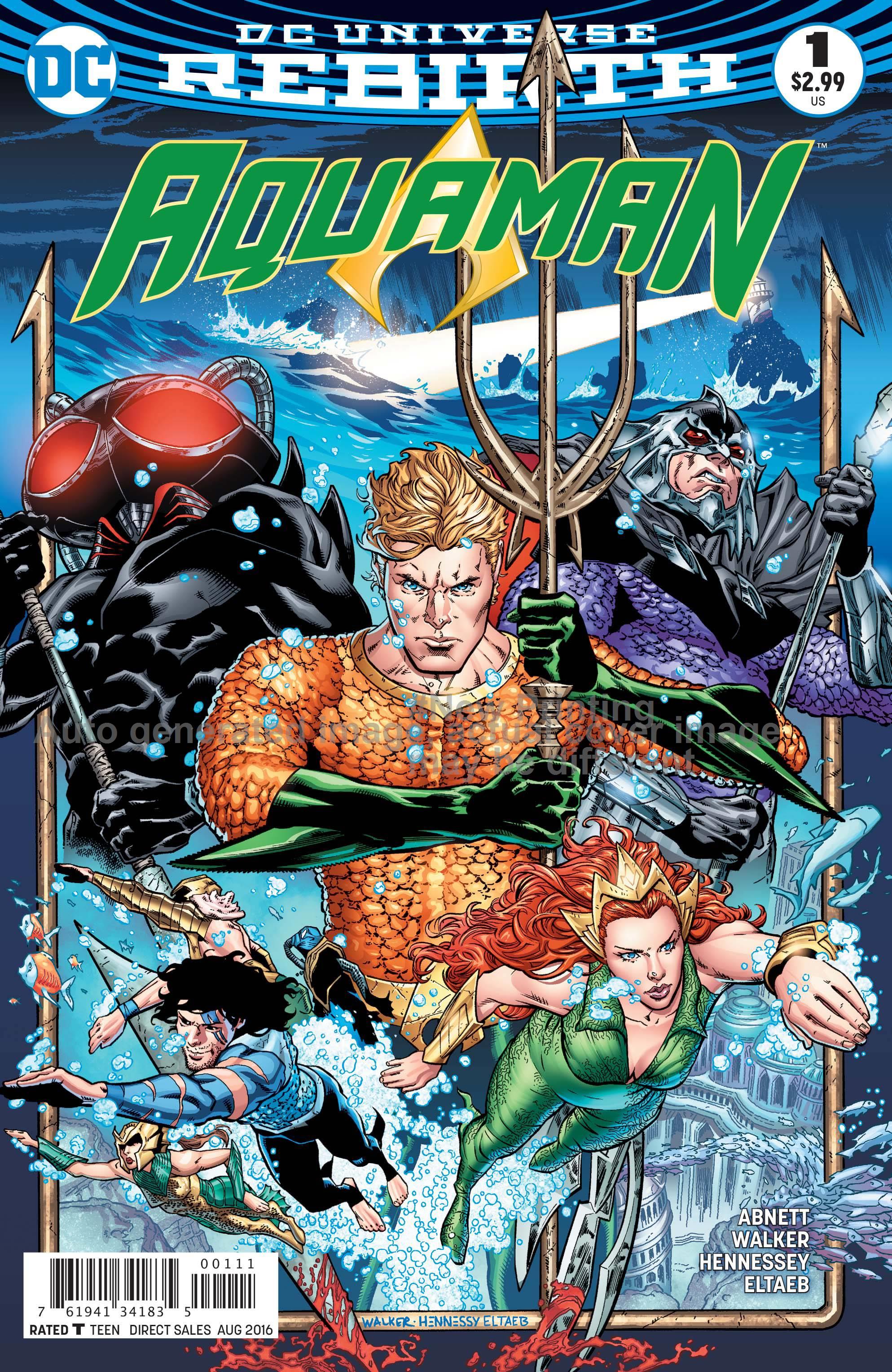 Aquaman #1 2nd Printing (2016)