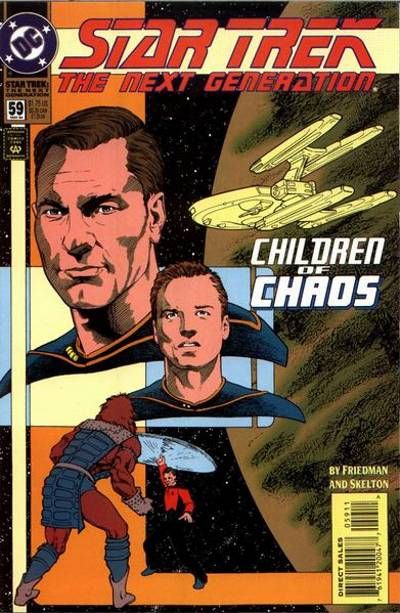 Star Trek: The Next Generation #59 [Direct Sales](1989)-Fine (5.5 – 7)