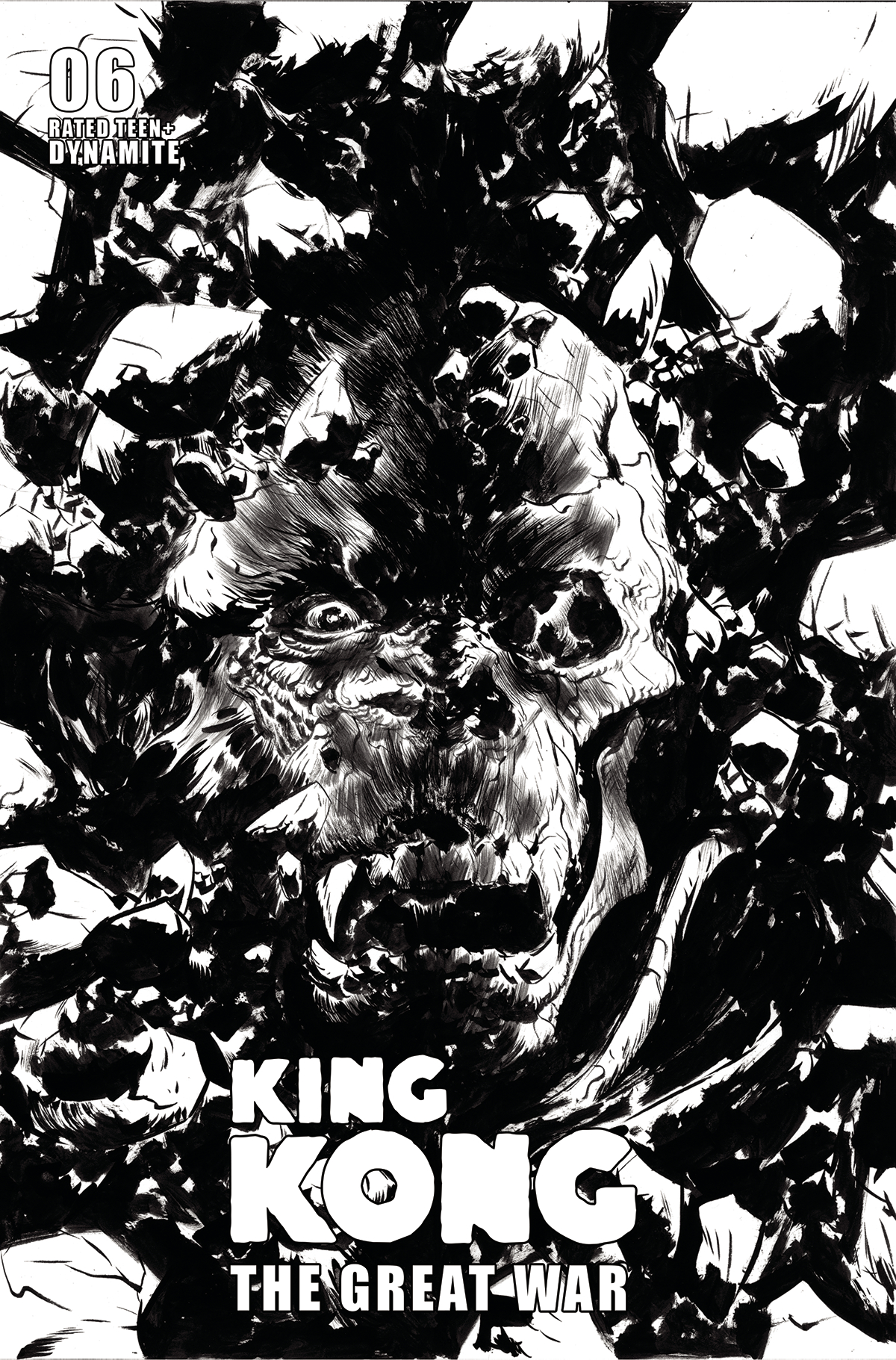 Kong Great War #6 Cover D 1 for 10 Incentive Lee Line Art