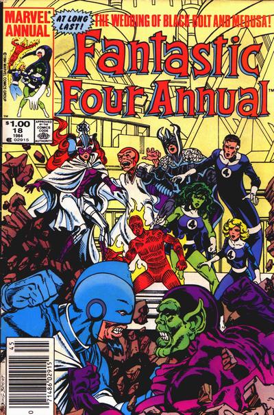 Fantastic Four Annual #18 [Newsstand]-Very Good (3.5 – 5)