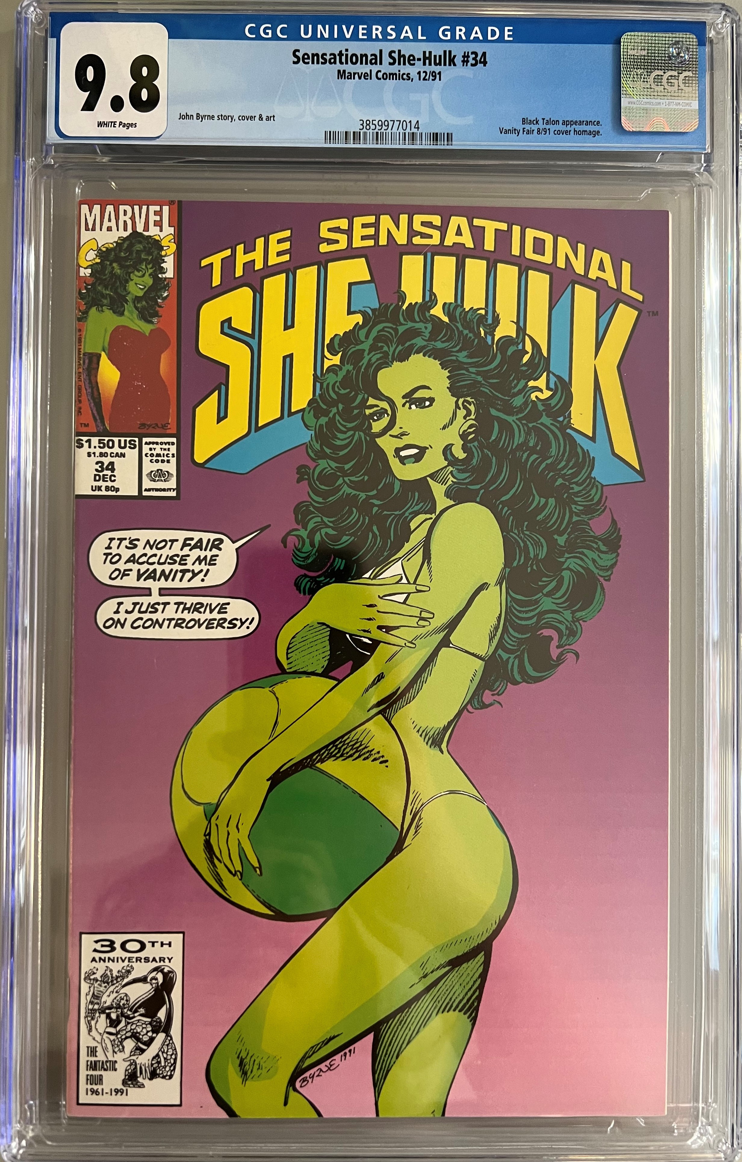 The Sensational She-Hulk #34 CGC 9.8